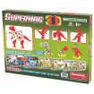 Jucarie cu magnet T-Rez 40 piese 3D Supermag