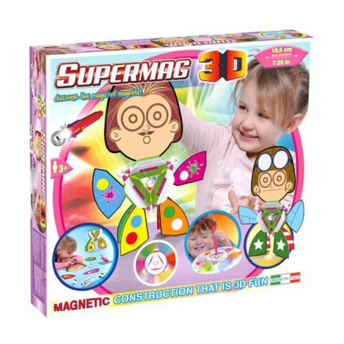 Jucarie magnetica triunghi 3D Supermag