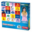 Set constructie magnetic 44 piese Maxi Supermag