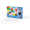 Set constructie magnetic 66 piese Maxi Supermag