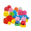 Tren cu cuburi soft Peppa Clementoni