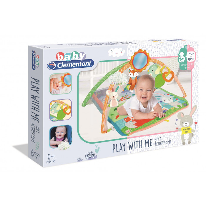 Salteluta de joaca cu activitati bebe Clementoni