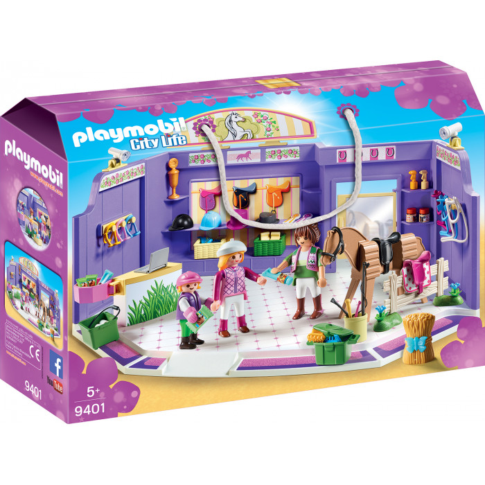 Magazin de accesorii pentru caluti Playmobil City Life