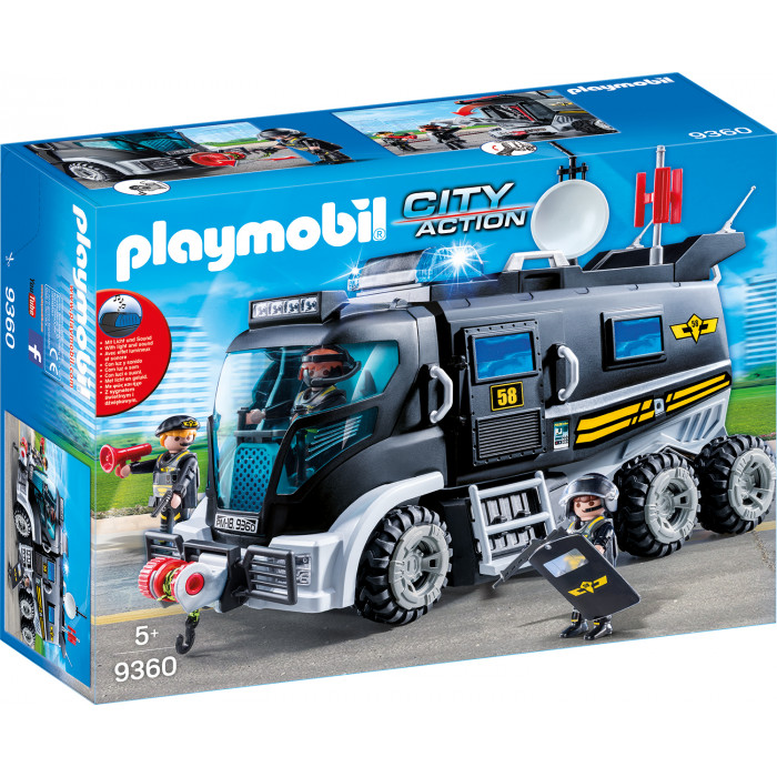 Camionul echipei Swat Playmobil City Action
