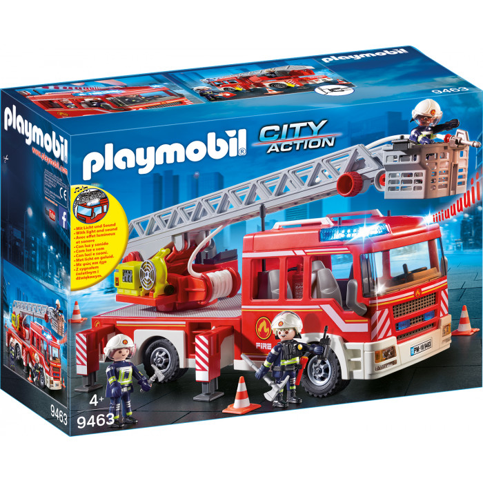 Masina de Pompieri cu scara Playmobil City Action