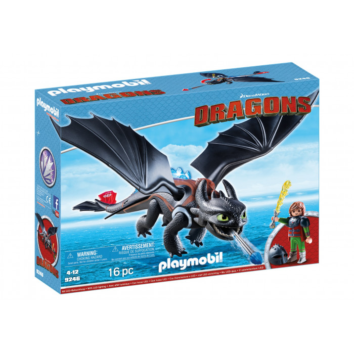 Hiccup si Toothless Playmobil Dragons