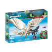 Light Fury, pui de dragon si copii Playmobil Dragons