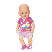 Pijamale scurte si papucei 43 cm BABY born Zapf