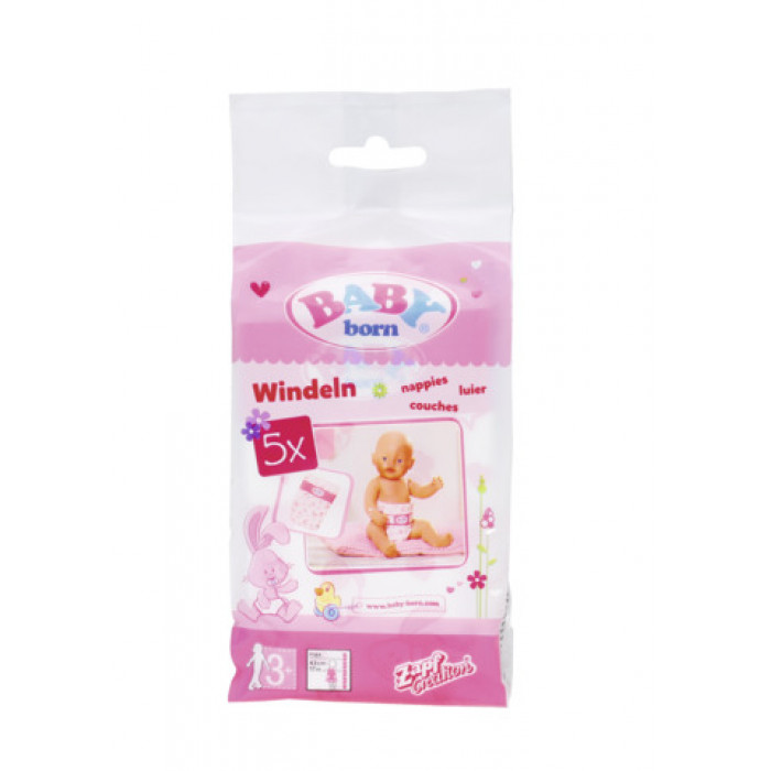 Scutece bebelusi 5 buc BABY born Zapf