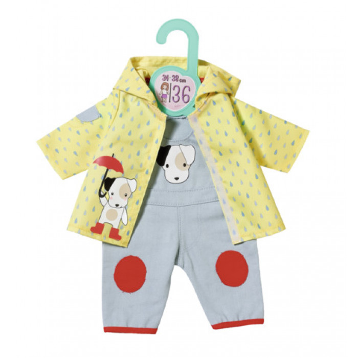 Hainute papusa pentru ploaie 36 cm Dolly Moda Zapf
