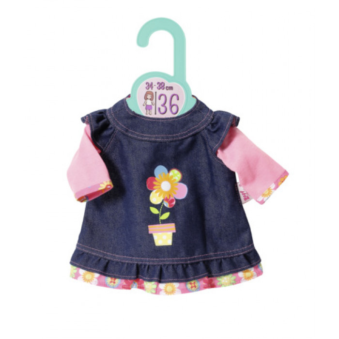 Rochita de blugi papusa 36 cm Dolly Moda Zapf