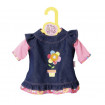 Rochita de blugi bebelus 43 cm Dolly Moda Zapf