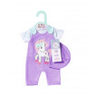Salopeta si caciula 36 cm Dolly Moda Zapf