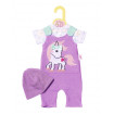 Salopeta si caciula 43 cm Dolly Moda Zapf