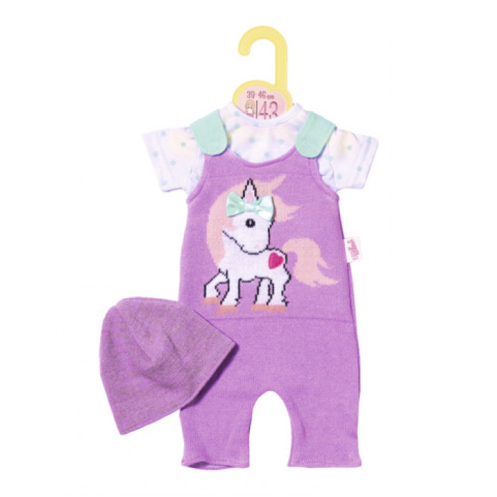 Salopeta si caciula 43 cm Dolly Moda Zapf