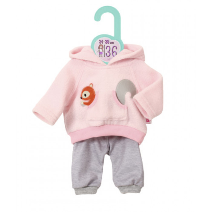 Set bluza roz si pantaloni 36 cm Dolly Moda Zapf