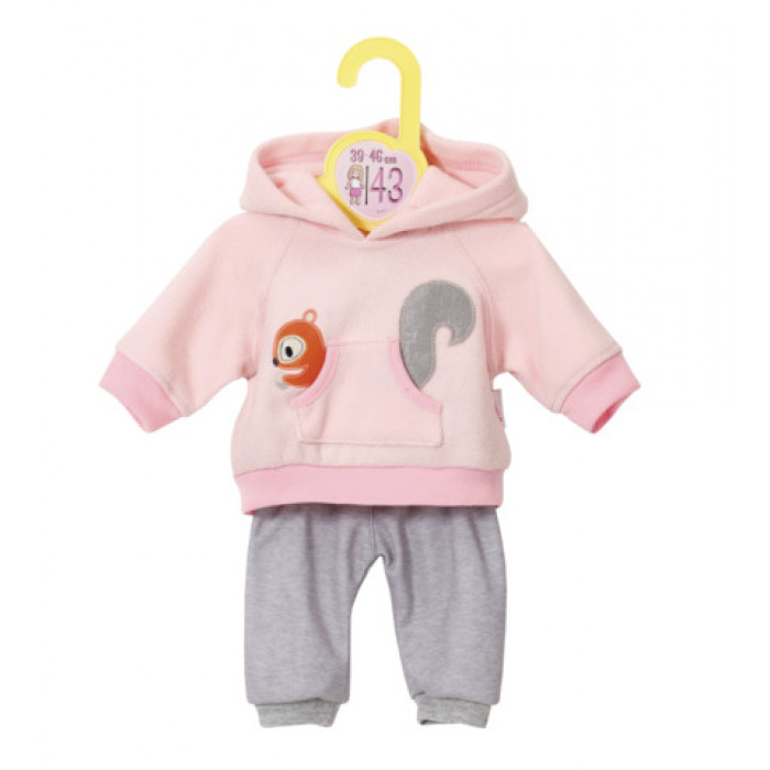 Set bluza roz si pantaloni 43 cm Dolly Moda Zapf