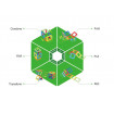 Set constructie magnetic Magformers Vehicule 17 piese Clics Toys