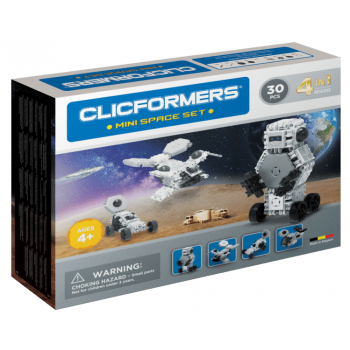 Set constructie Clicformers Mini Spatiu 30 piese Clics Toys