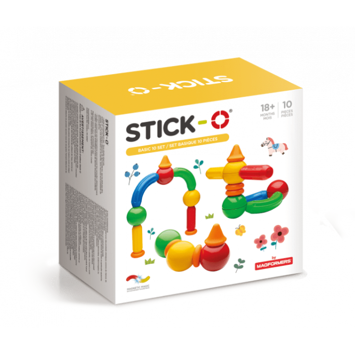 Set magneti Stick-O Basic 10 piese Clics Toys