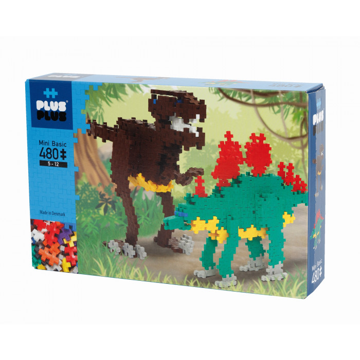 Set constructie Basic Dinozauri 480 piese Plus Plus