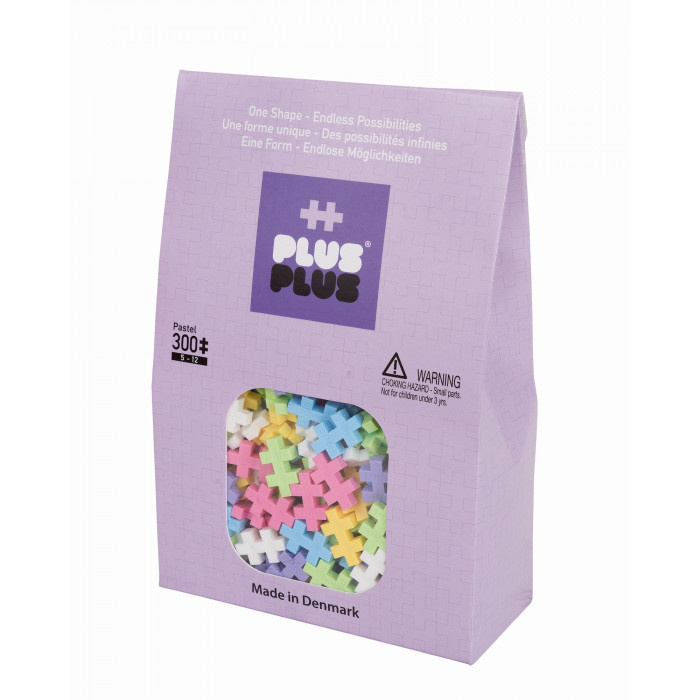 Set constructie Pastel 300 piese Plus Plus