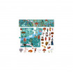 Puzzle cu stickere lumea fantastica Headu