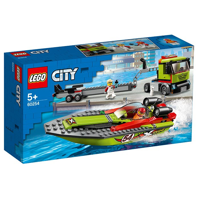 Transportor de barca de curse Lego City