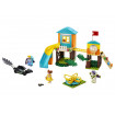 Buzz si Bo Peep pe terenul de joaca Lego Toy Story 4
