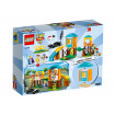Buzz si Bo Peep pe terenul de joaca Lego Toy Story 4