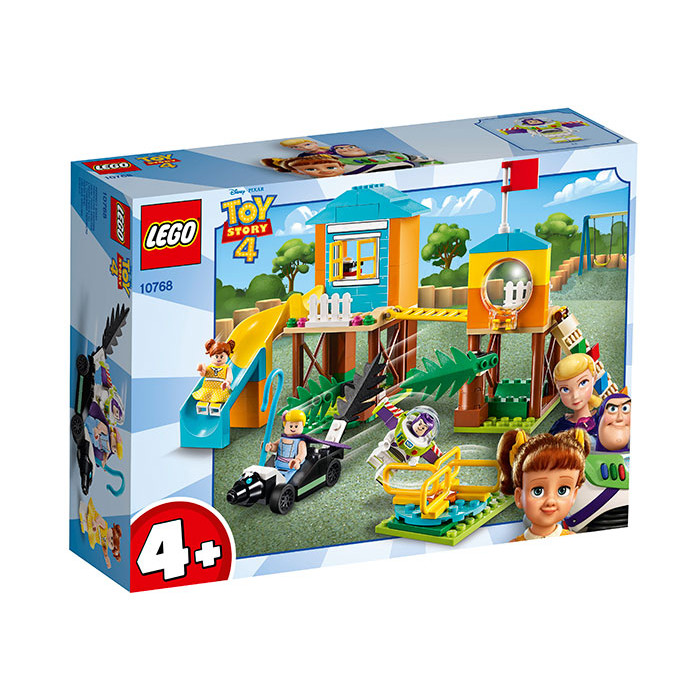 Buzz si Bo Peep pe terenul de joaca Lego Toy Story 4