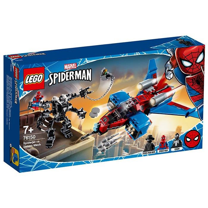 Spiderjet si Robotul Venom Lego Marvel Super Heroes