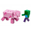Porc cu Bebelus zombi Lego Minecraft