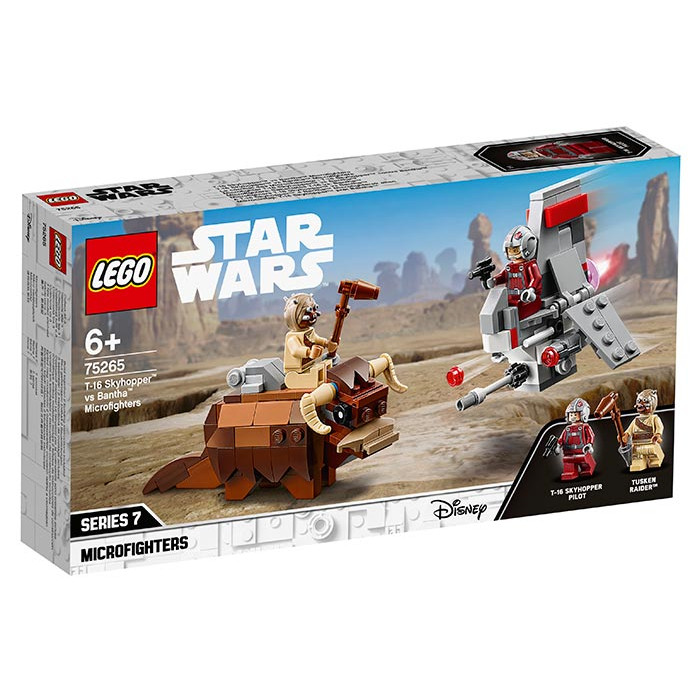 Microfighter T16 Skyhopper vs Bantha Lego Star Wars