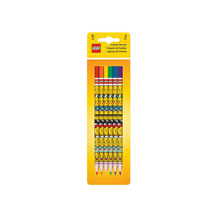 Set 6 creioane colorate LEGO Iconic
