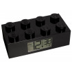 Ceas desteptator LEGO caramida neagra