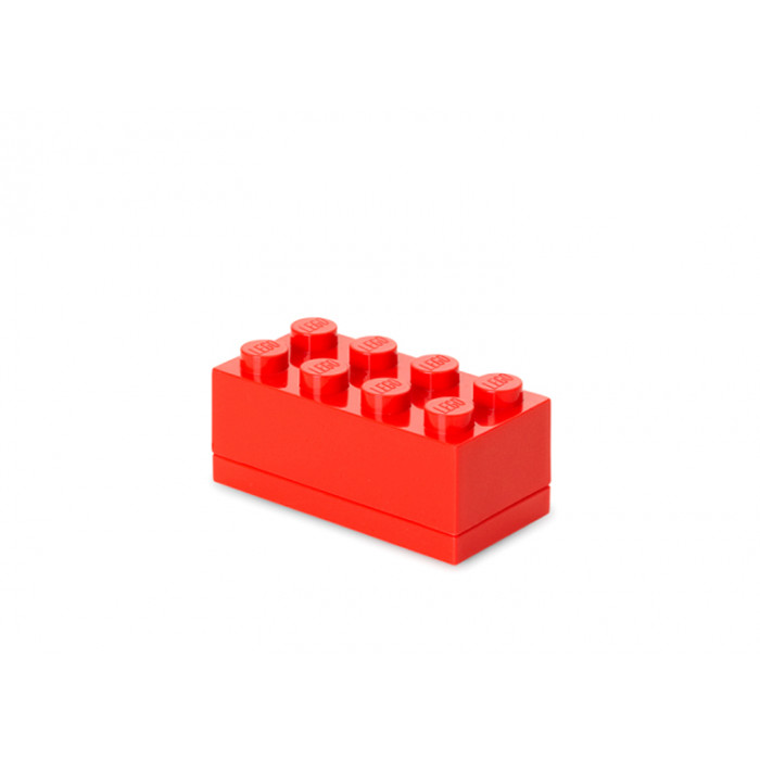 Mini cutie depozitare LEGO 2x4 rosu