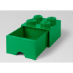 Cutie depozitare LEGO 2x2 cu sertar verde