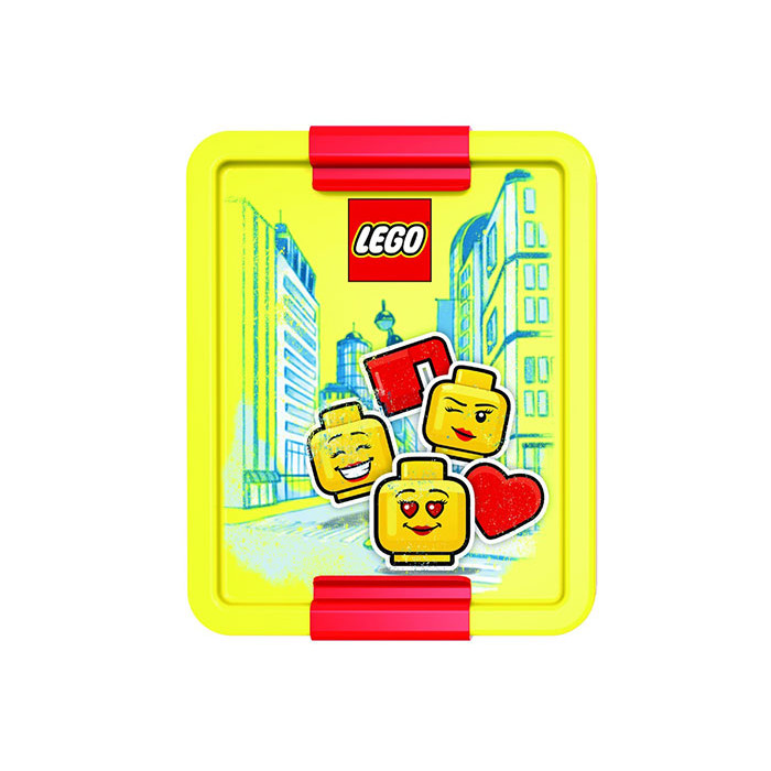 Cutie pentru sandwich LEGO Iconic rosu galben