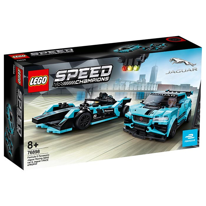 Jaguar Racing GEN2 & Jaguar I-PACE eTROPHY Lego Speed Champions