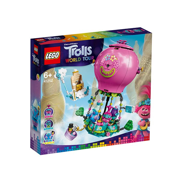 Poppy cu balonul cu aer cald Lego Trolls