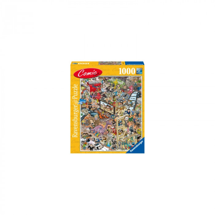 Puzzle copii si adulti comic Hollywood 1000 piese Ravensburger
