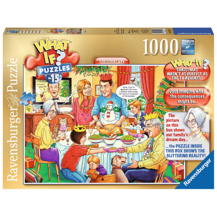 Puzzle copii si adulti Craciun 1000 piese Ravensburger