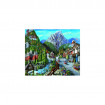 Puzzle copii si adulti orasul Banff 1000 piese Ravensburger
