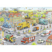 Puzzle utilaje in oras 100 piese Ravensburger