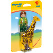 Ingrijitor Zoo cu girafa Playmobil 1.2.3