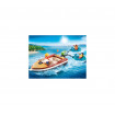 Barca cu motor Playmobil Family Fun