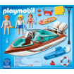 Barca de viteza cu motor Playmobil Family Fun