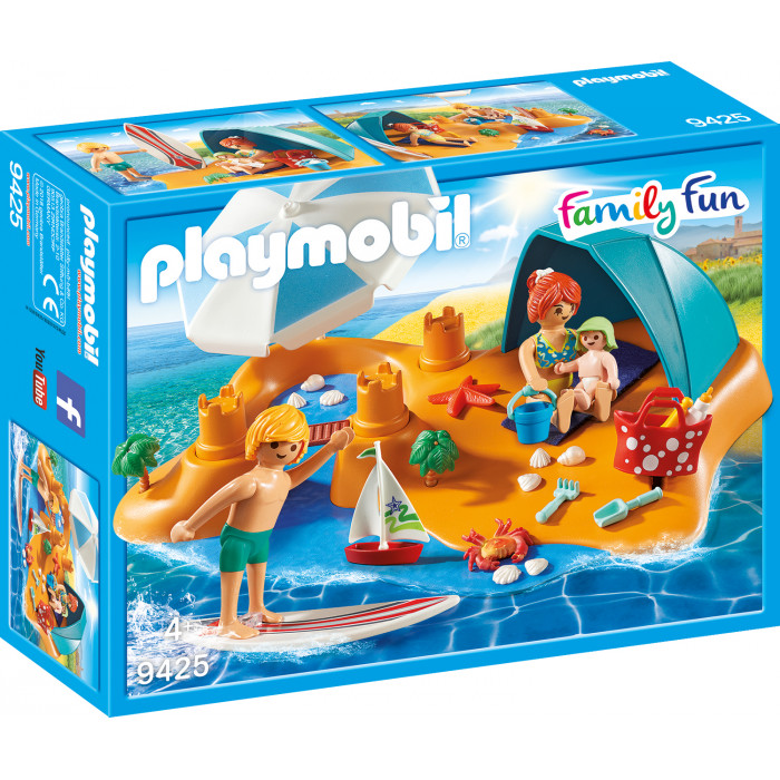 Familie la plaja Playmobil Family Fun