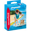 Figurina surfer si catel Playmobil